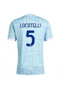 Juventus Manuel Locatelli #5 Fotballdrakt Borte Klær 2025-26 Korte ermer